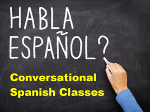 Conversational Spanish Classes